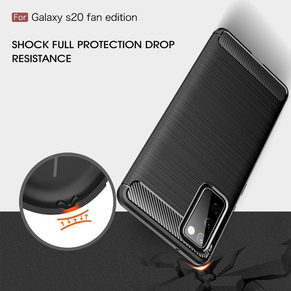 Ốp Lưng Tpu Sợi Carbon Chống Sốc Cho Samsung Galaxy S20 Fe | BigBuy360 - bigbuy360.vn