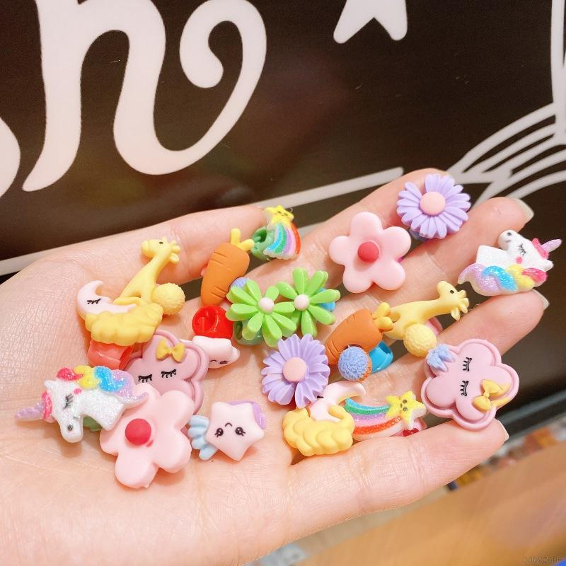 Set kẹp tóc kiểu hoạt hình đáng yêu cho bé gái