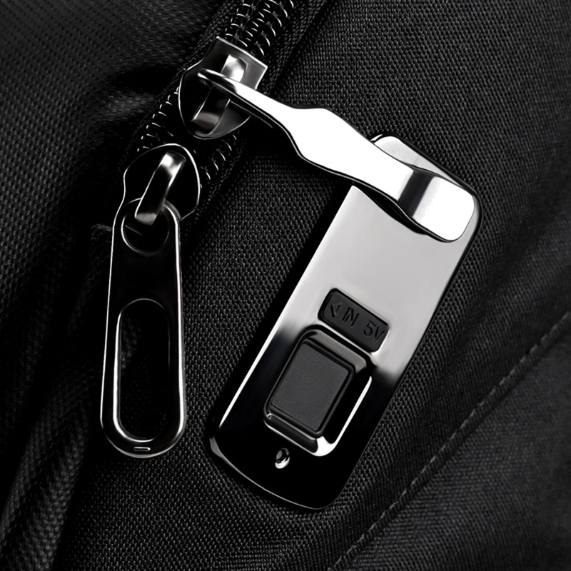 Ổ Khóa Vân Tay Chống Trộm Chống Thấm Nước Sạc USB Tiện Dụng Cho Vali / Du Lịch
