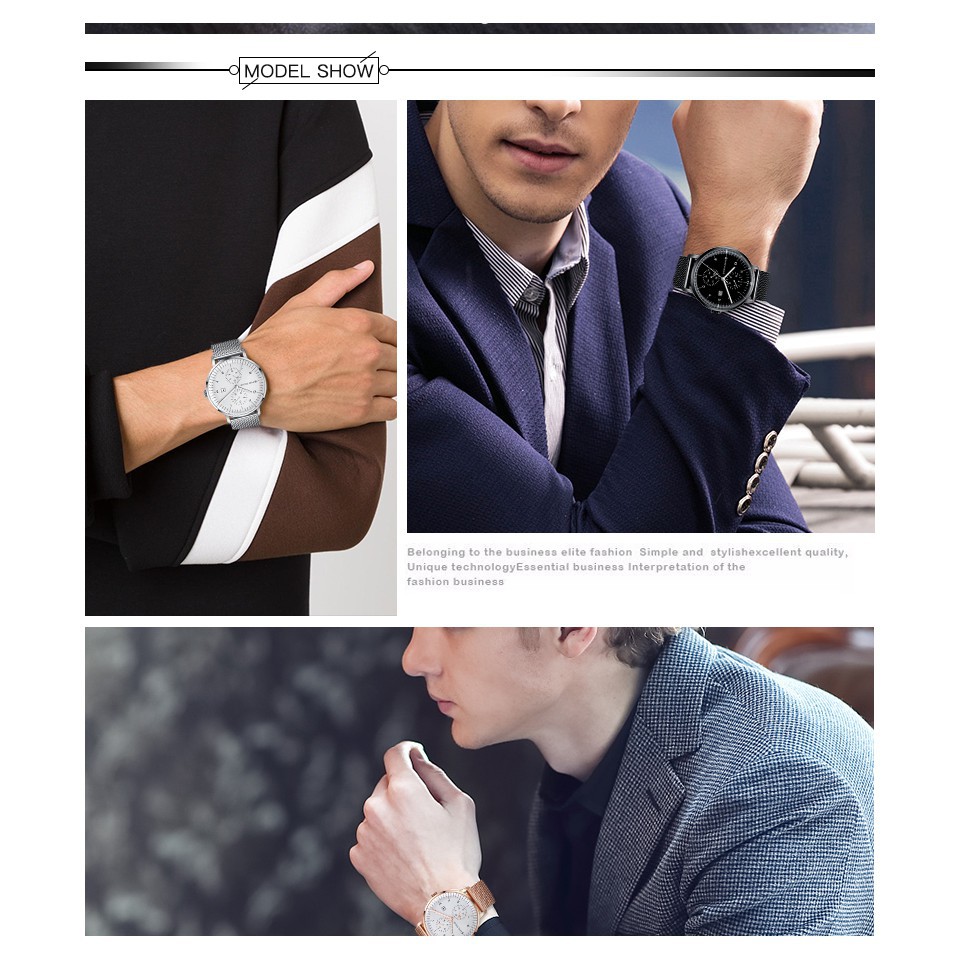 ĐỒNG HỒ NAM MINI FOCUS 0052 DÂY LỤA THÉP CAO CẤP, KIỂU DÁNG HIỆN ĐẠI Bán lẻ giá sỉ