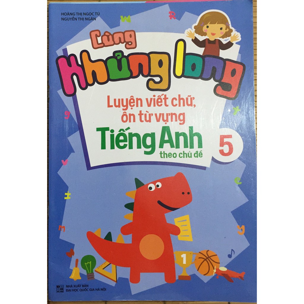 Sách - Cùng Khủng Long Luyện Viết Chữ, Ôn Từ Vựng Tiếng Anh Theo Chủ Đề 5