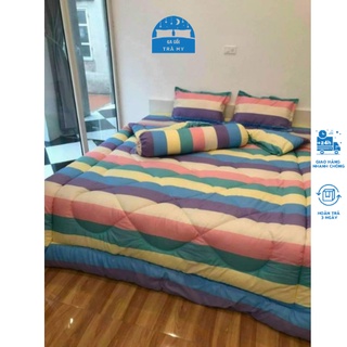 Set Chăn ga gối 5 món in hình chất đẹp