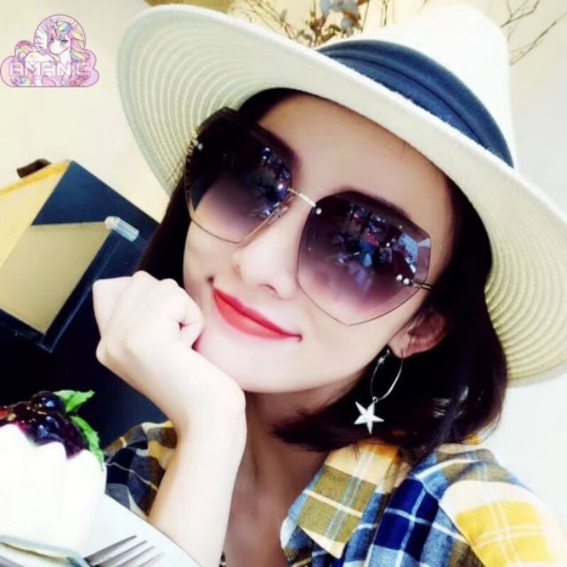 [HOT]AMA KÍNH MÁT RETRO GLITTER VIOLET THỜI THƯỢNG A003 | BigBuy360 - bigbuy360.vn