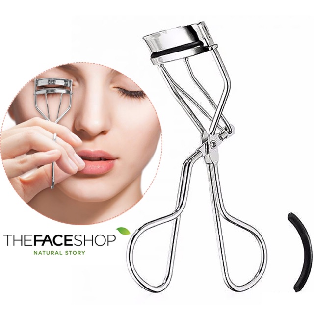 Bấm mi THE FACE SHOP có đệm thay tặng kích mí