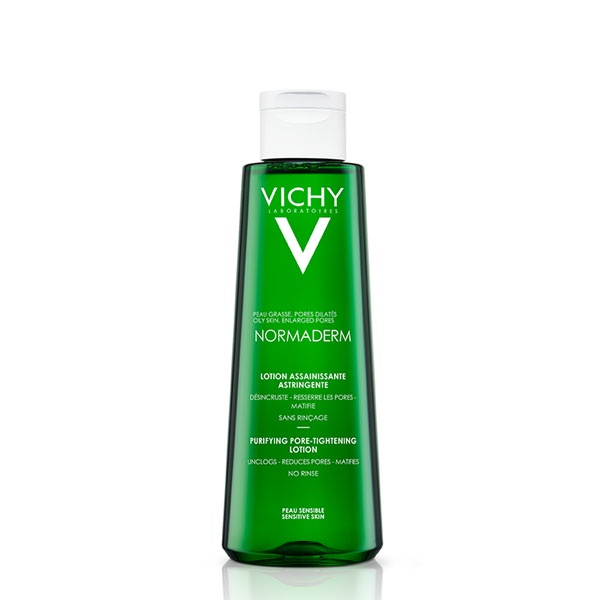 Nước Cân Bằng Se Khít Lỗ Chân Lông Dành Cho Da Dầu Mụn Vichy Normaderm Purifying Pore-Tightening Lotion 200ml