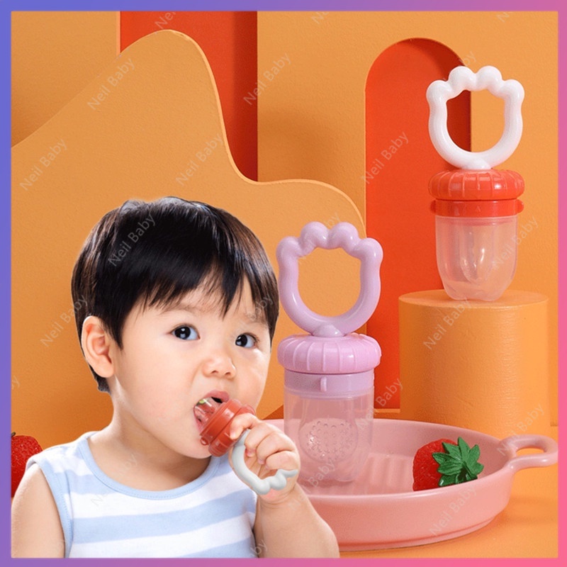 Núm Vú Giả Đựng Thức Ăn Cho Bé Hình Tai Thỏ Dễ Thương