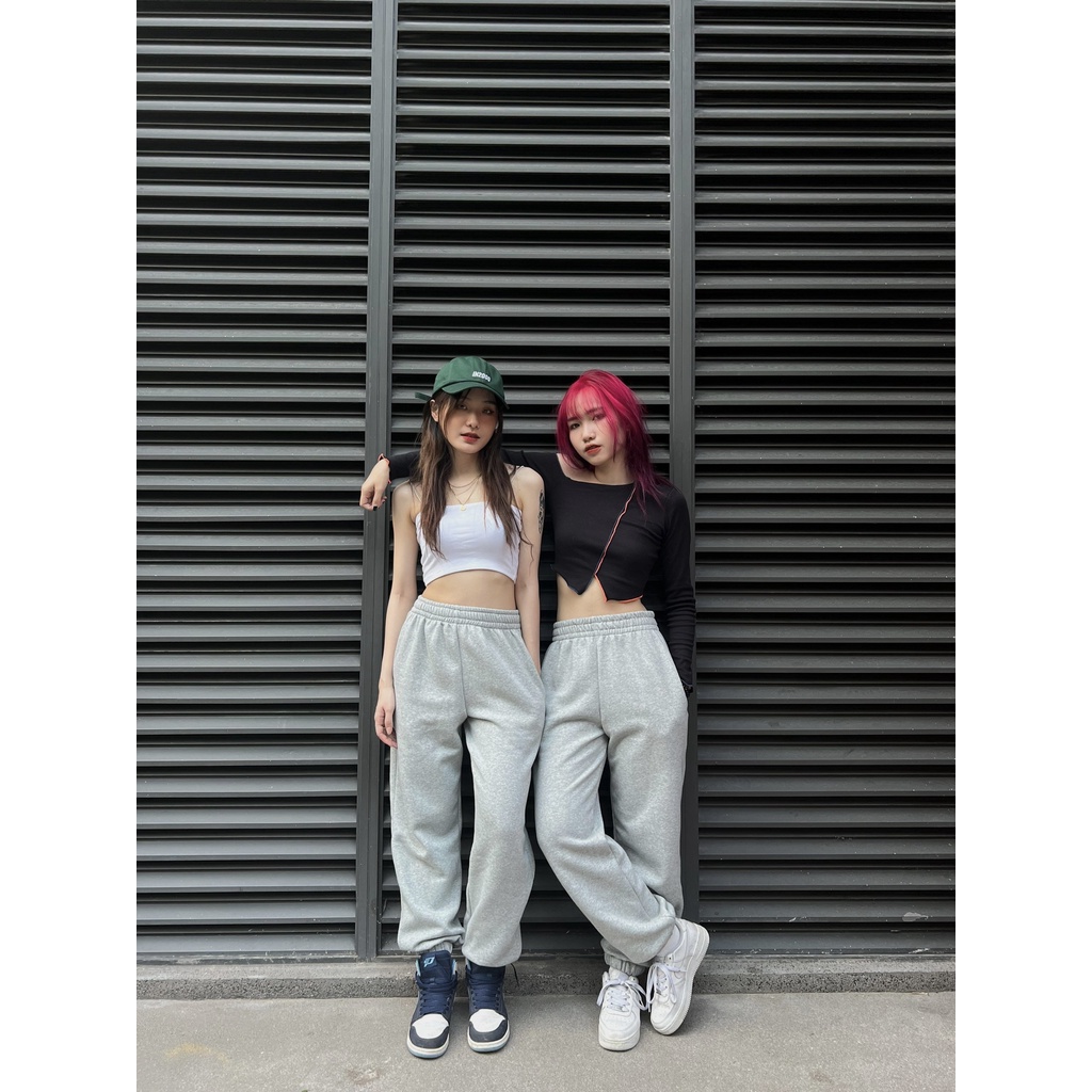 Bộ Đồ Nỉ Xám Áo Sweater Quần Jogger Nỉ In2000Clothing | BigBuy360 - bigbuy360.vn