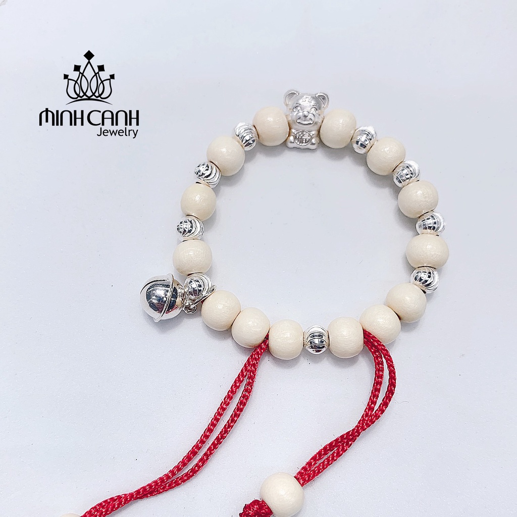 Vòng Dâu Tằm Charm Hổ Mix Chuông Minh Canh Jewelry