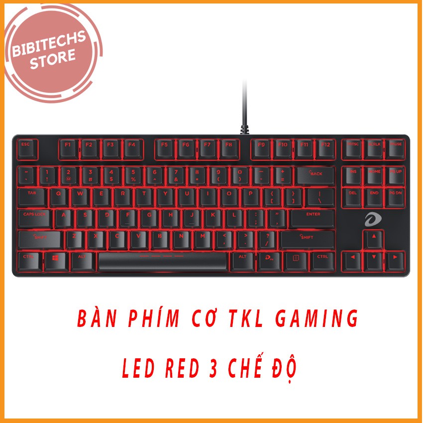 Dareu  FREESHIP  Bàn phím cơ gaming - Dareu EK87 - Bàn Phím Gaming TKL - BiBiTechs