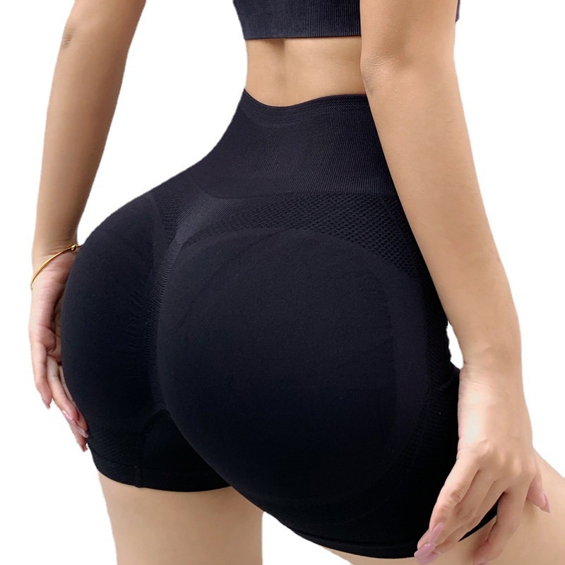 Quần Short Legging Thể Thao Nữ Eo Cao Chất Liệu Đàn Hồi
