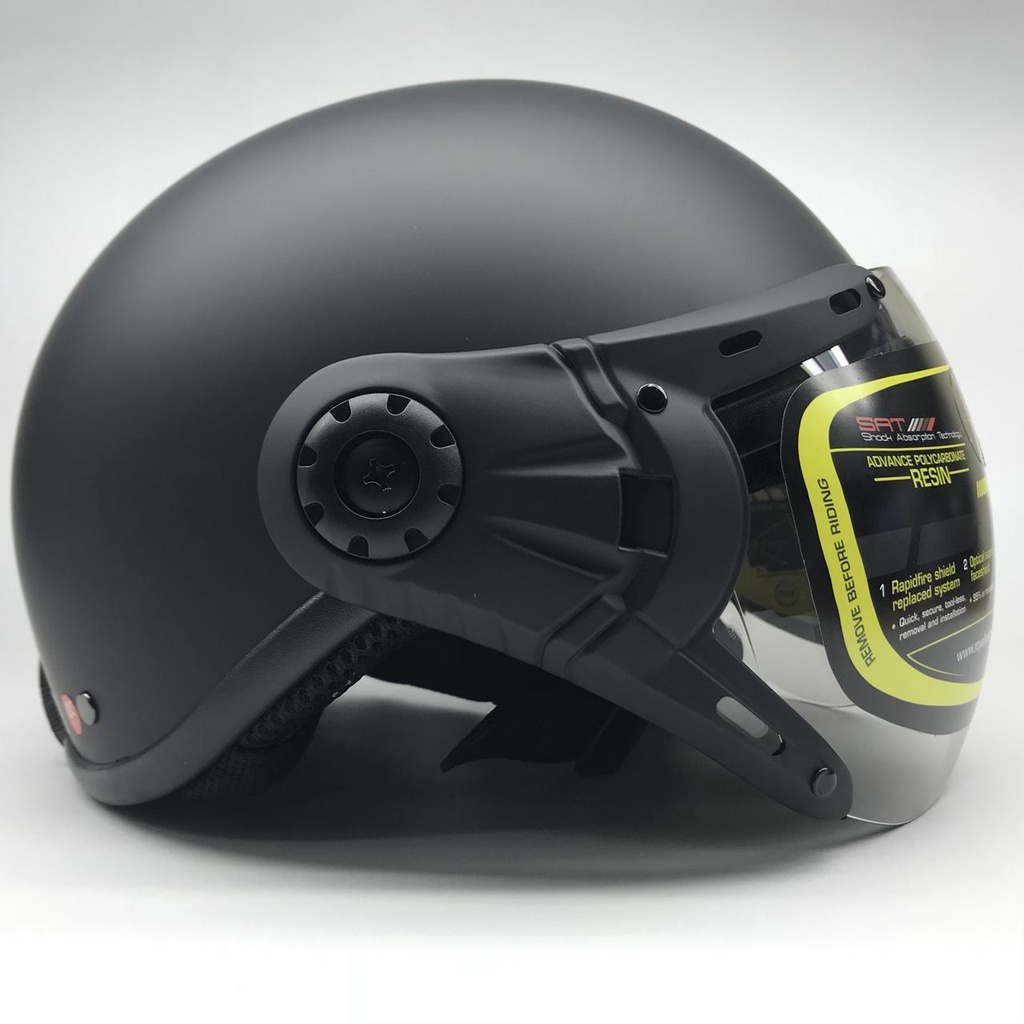 Nón nửa đầu Asia kính MT105K - Hồng sen nhám