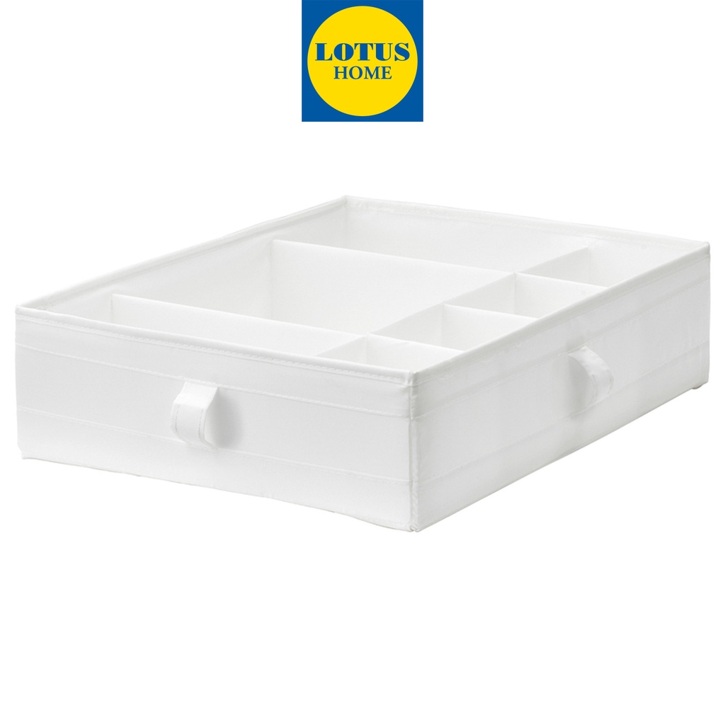 IKEA Ngăn vải chia đồ thông minh SKUBB IKEA - Trắng