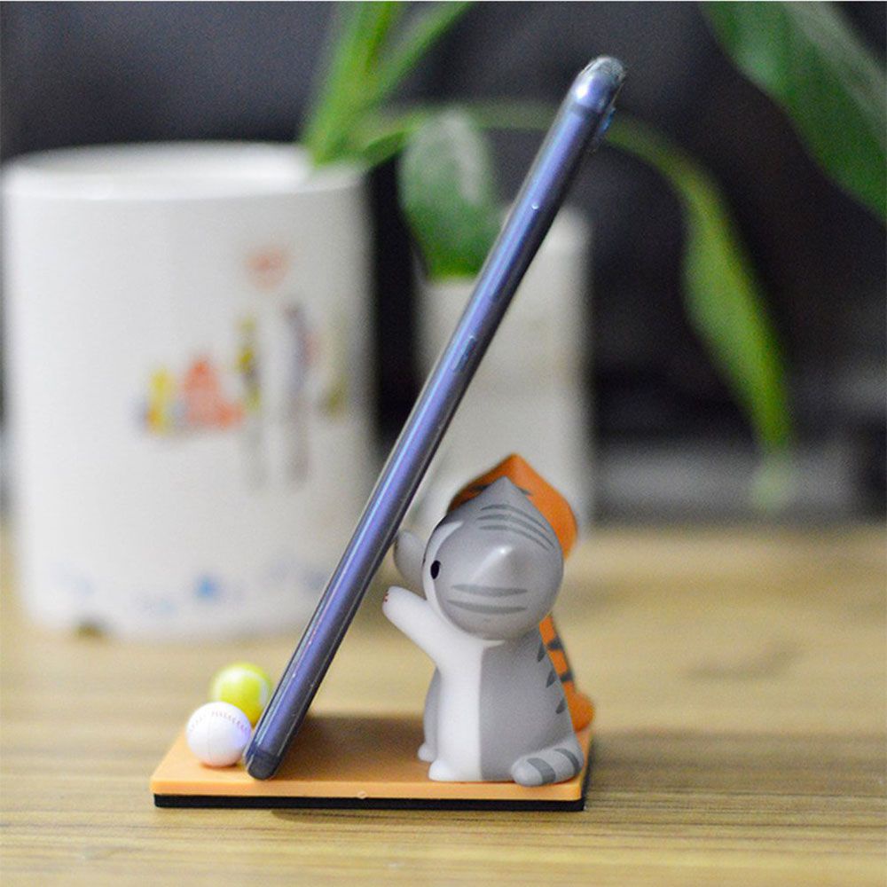 Giá Đỡ Điện Thoại Để Bàn Hình Chú Mèo Dễ Thương