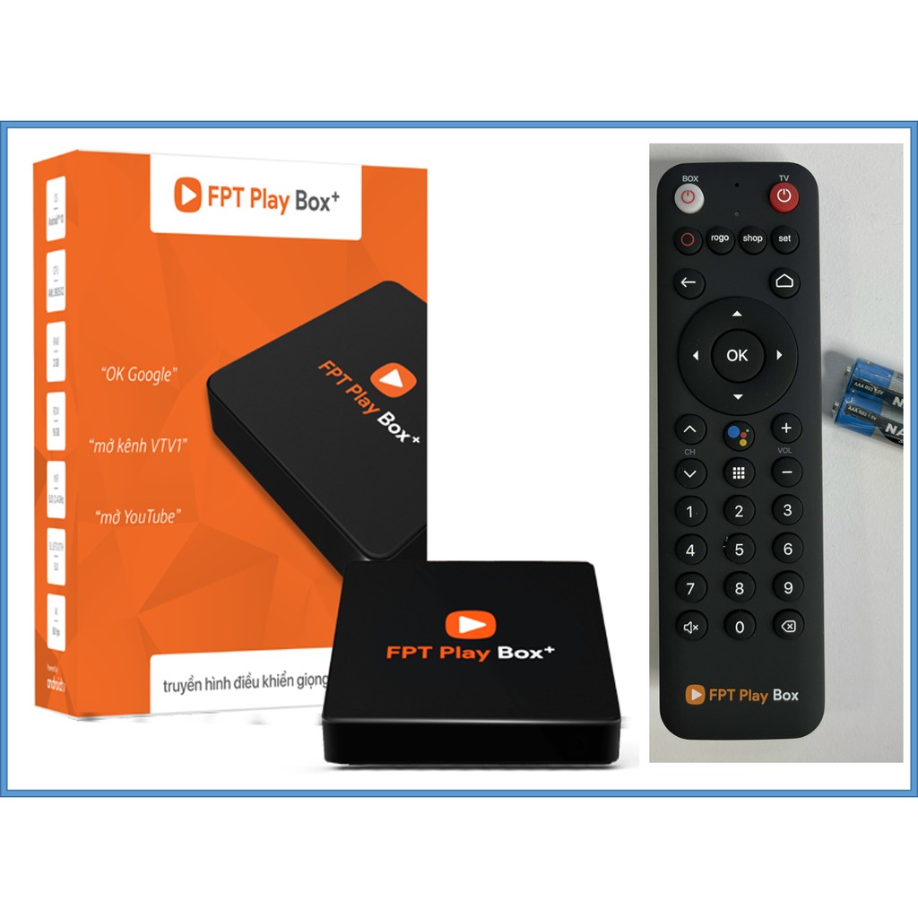 Đầu thu kỹ thuật số FPT Play Box+ 2021 - Tivi Box - Hệ điều hành AndroidTV 10 S500