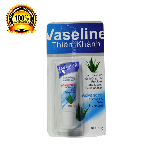 Tuýp 10g Vaseline nha đam Thiên Khánh dưỡng ẩm chăm sóc da khô, da nhờn, da mụn nám, da thâm