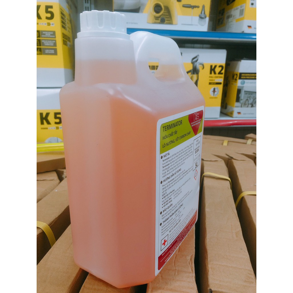 Hóa chất tẩy lò nướng, vết carbon cháy Terminator can 5 lít