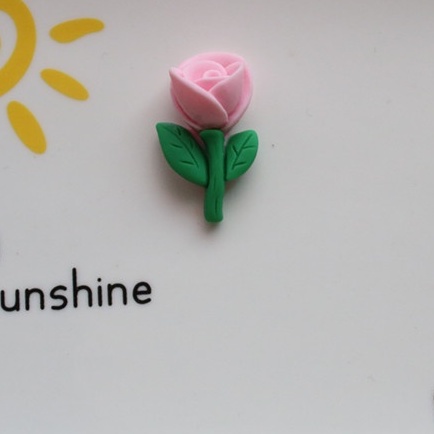 Set 10 Hoa Hồng 3D Phụ Kiện Dùng Để Trang Trí Điện Thoại / Xe Hơi