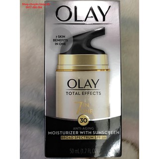 Kem chống nhăn 7 tác động Olay Total Effects 50ml SPF 30 hàng xách tay của Mỹ