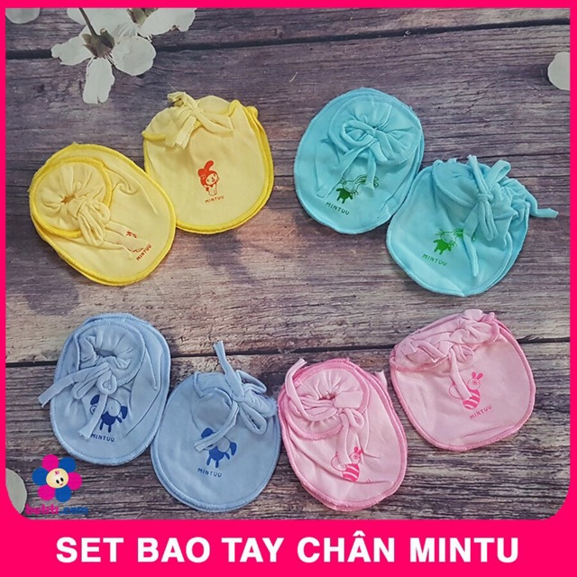 Bao tay chân, vớ tay chân sơ sinh (hàng đẹp)