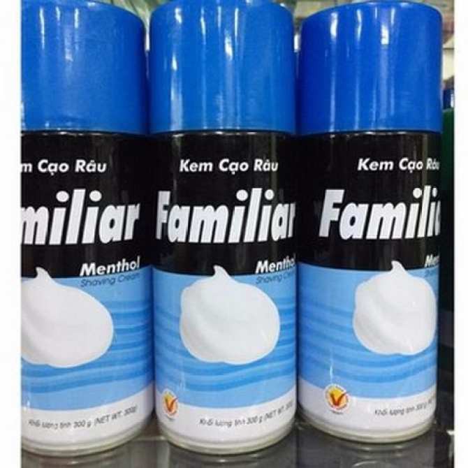 KEM BỌT CẠO RÂU FAMILIAR MENTHOL 300g