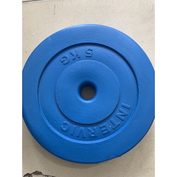 Tạ bánh nhựa 5kg hàng loại 1
