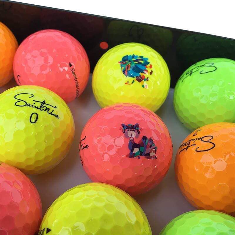 Bóng Golf Màu Các Thương Hiệu - Chính hãng, độ mới 90% - Used Golf Ball