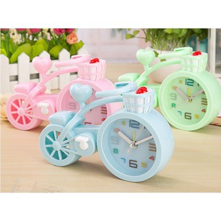 Đồng hồ báo thức để bàn hình XE ĐẠP dễ thương