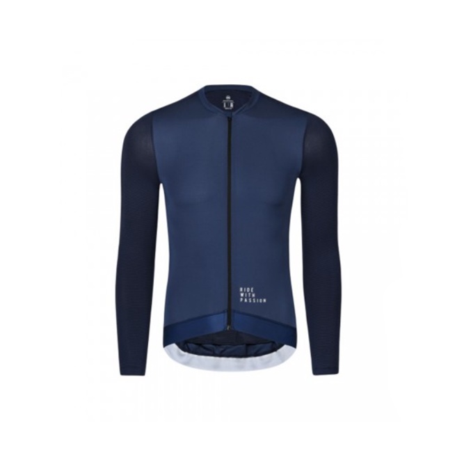 Áo đạp xe dài tay Monton Traveler Max - Xanh đậm