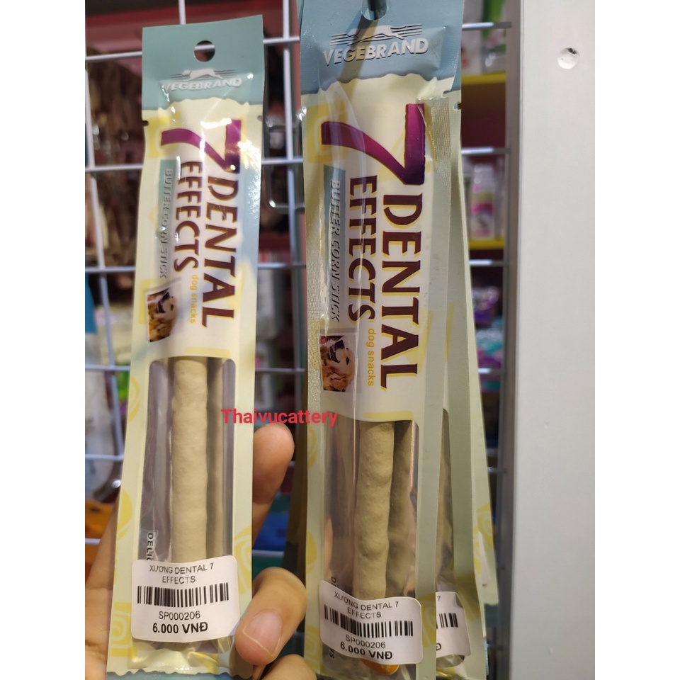 Thanh xương 7 dental effect sạch răng cho cún