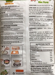 Bột năng hảo hạng Thành Phát 1kg