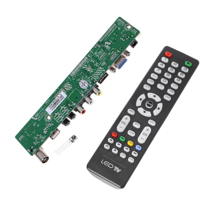 Bảng điều khiển màn hình LCD đa năng V29 AV TV VGA HDMI Giao diện USB