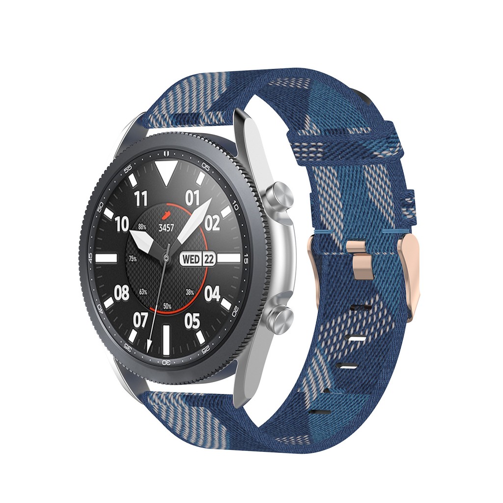 Dây vải họa tiết cao cấp cho đồng hồ điện tử thể thao thời trang Galaxy Watch / Huawei / Amazfit / Garmin PKHRSMS002