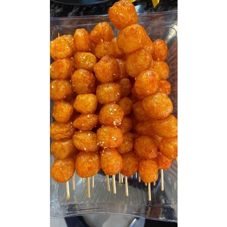Bánh Pò Xiên Vừng Mè - Bánh Bò Quẩy Vừng Mè Thanh Hồ Lô Tuổi Thơ - Thơm Cay Ngọt Vị Cực Ngon Hộp To Siêu Rẻ