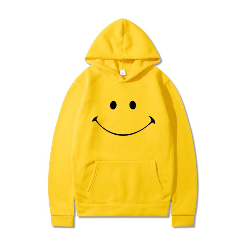 Áo Nỉ Hoodie Form Rộng Unisex In Hình Mặt Cười Cute Vải Nỉ Dày Dặn Style Hàn Quốc HOT TREND BB HOODIE
