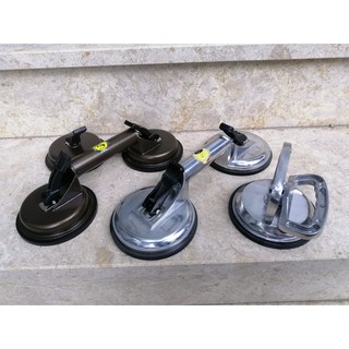 Tay hít kính gạch men đá granite chân không - màu bạc
