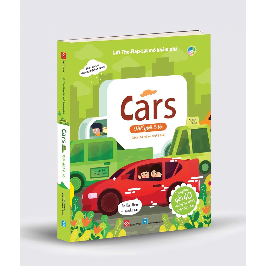 [Mã LIFEMALL995 giảm 10% đơn 99K] Sách - Lift-The-Flap-Lật Mở Khám Phá - Cars - Thế Giới Ô Tô