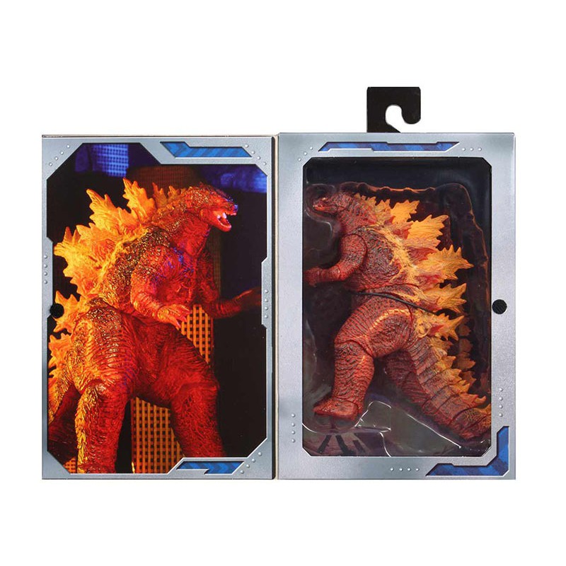 Mô hình NECA Godzilla 2019 SHM Ultraman - Figure Quái Vật Ver 2 King of the Monsters Phiên bản Lửa Vàng