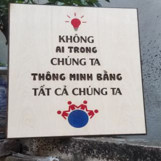 Tranh treo tường decor gỗ