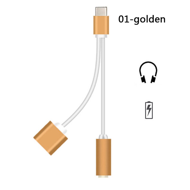 Dây cáp chuyển đổi từ cổng Type C sang cổng âm thanh 3.5mm tiện lợi