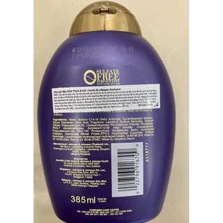 Dầu gội OGX Biotin Collagen 385ML