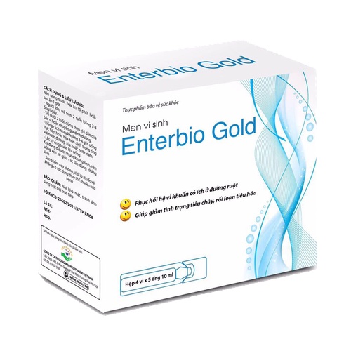 THỰC PHẨM BẢO VỆ SỨC KHOẺ ⭐️ Men Vi Sinh Enterbio Gold Hộp 20 Ống