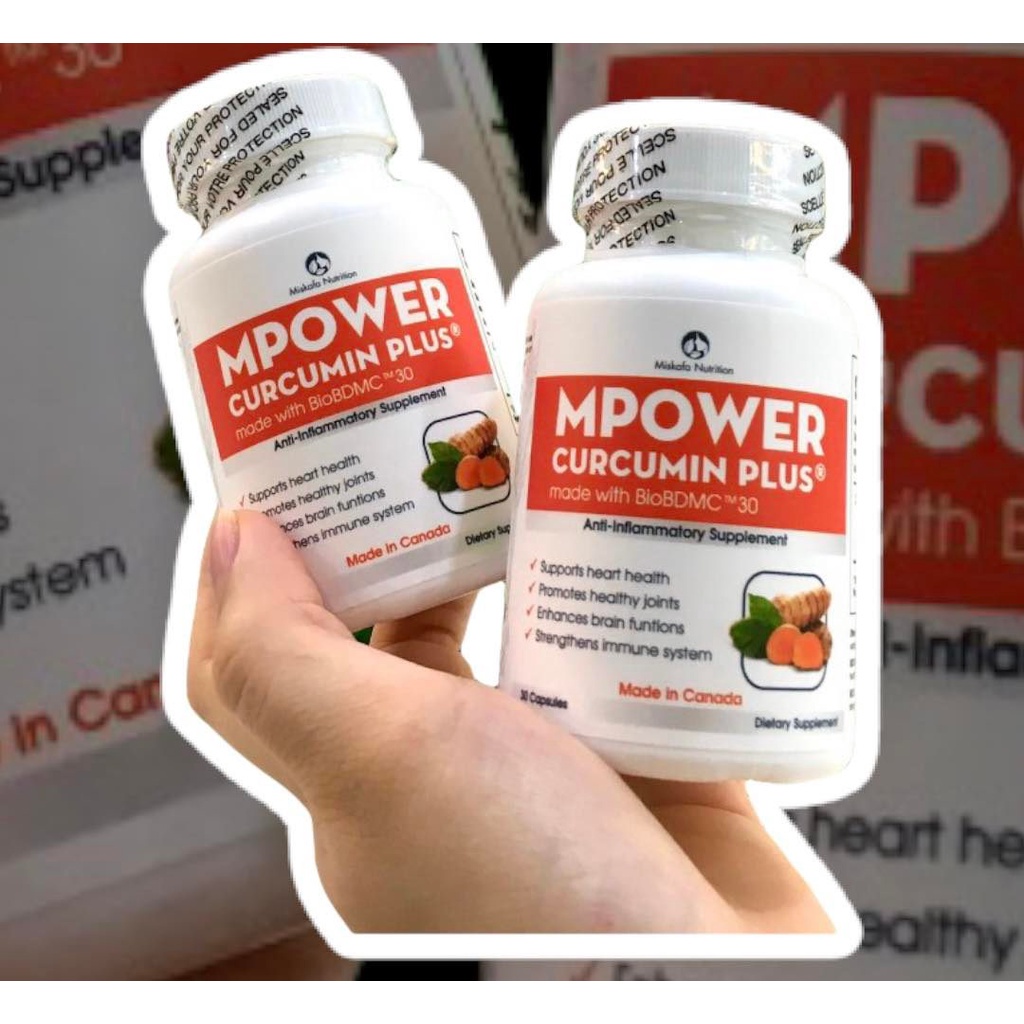 VIÊN UỐNG MPOWER CURCUMIN PLUS NGHỆ TƯƠI