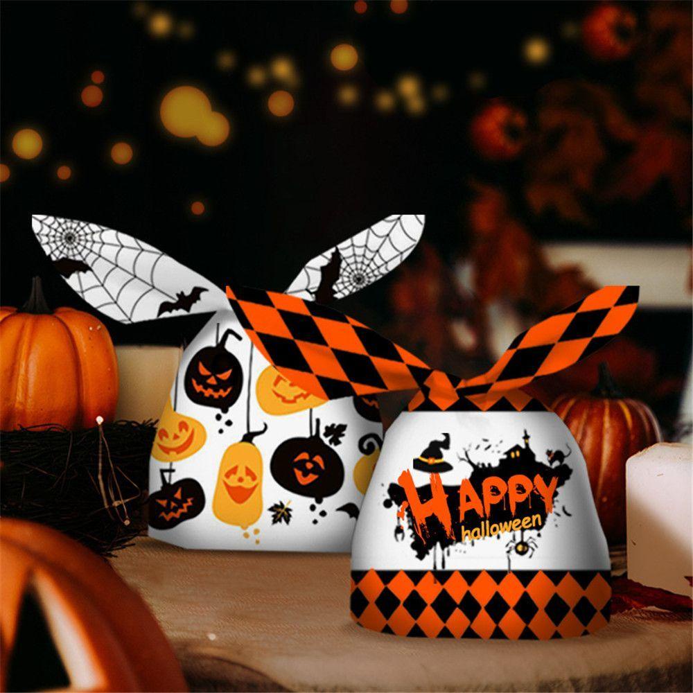 Set 50 Túi Đựng Kẹo Họa Tiết Halloween