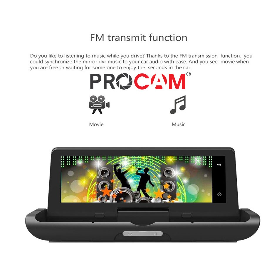Camera hành trình Procam T98 X Ram 2Gb Tự Động Gập Mở 2019