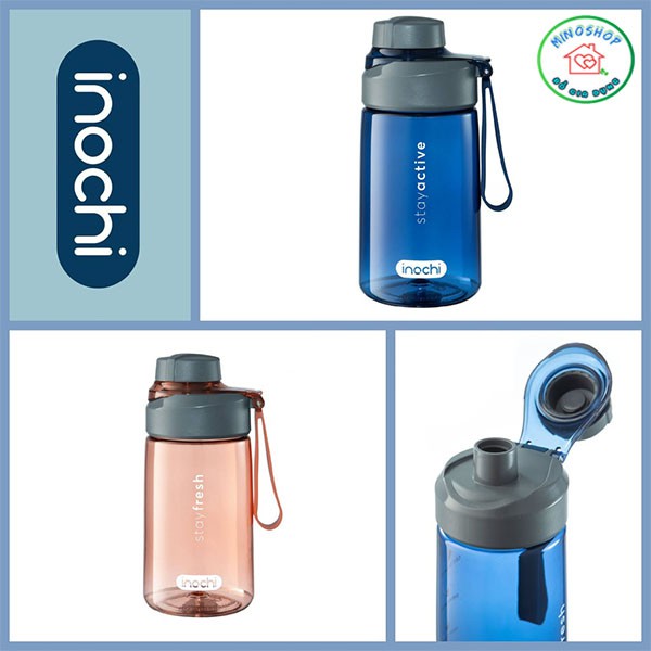 Bình Nước Chịu Nhiệt Kita Boost 460ml 670ml Tiện Dụng Khi  Đi Tập Gym, Thể Dục, Thể Thao. Bình Nước Nhật Cao Cấp.