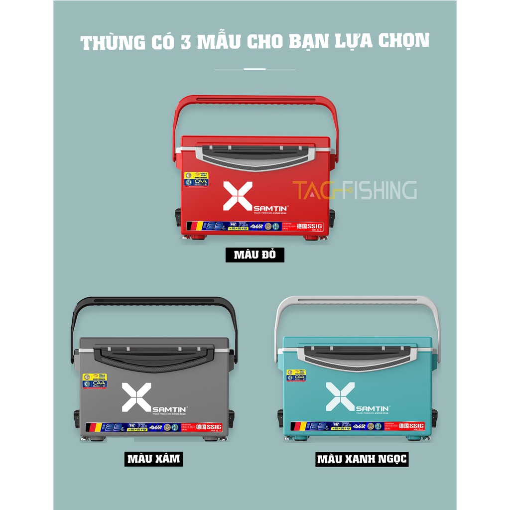 Thùng câu Xsamtin 2900B phiên bản cải tiến 2021