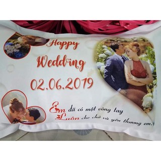 [HCM] Áo Gối Vải Nhung Mềm Mịn - in hình, ghi chữ theo yêu cầu