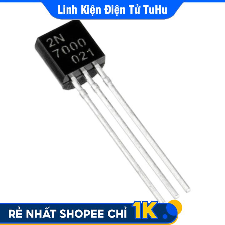 Linh Kiện Mosfet 2N7000 TO-92 60V 0.3A (Kênh N)