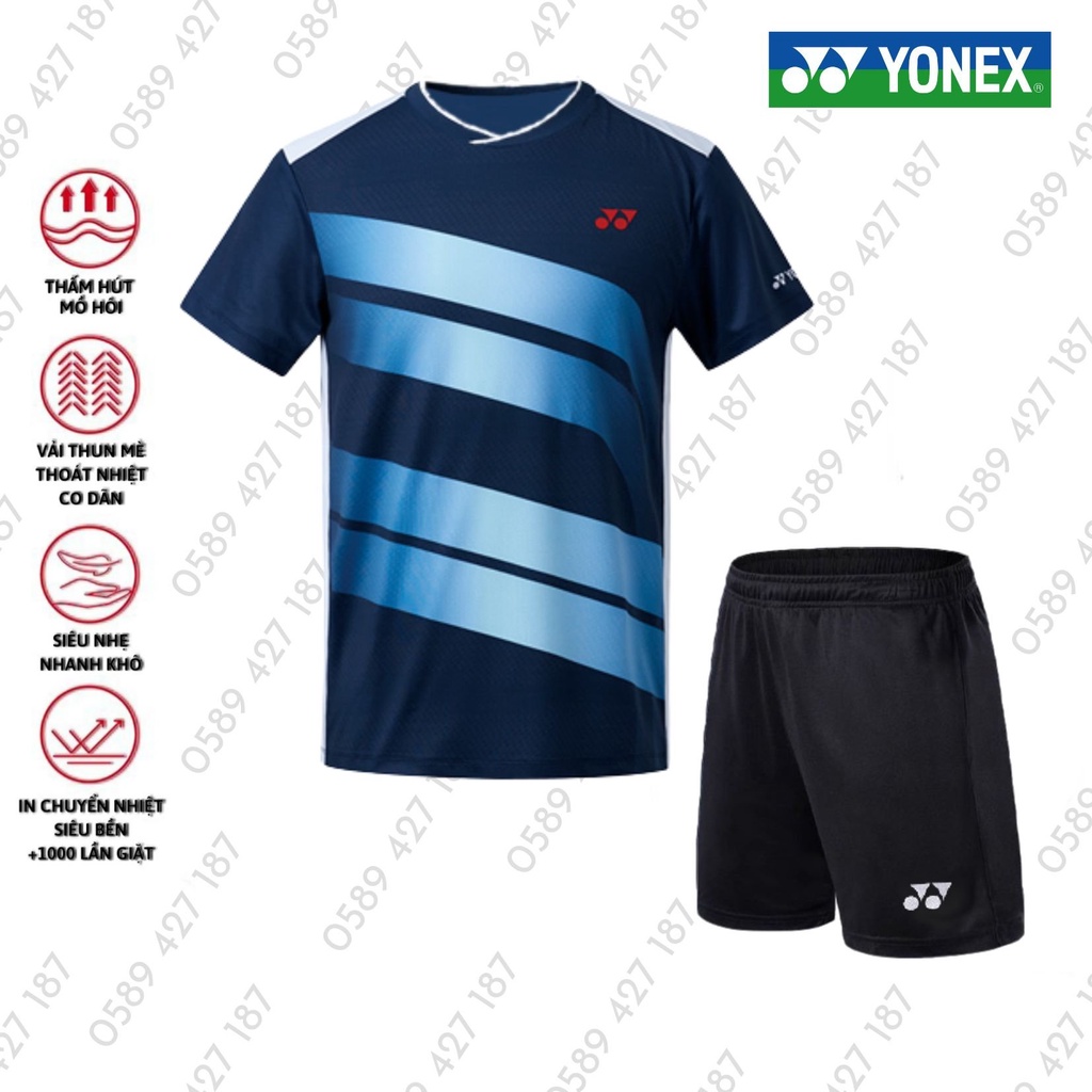 Áo cầu lông, quần cầu lông Yonex chuyên nghiệp mới nhất sử dụng tập luyện và thi đấu cầu lông M2S96