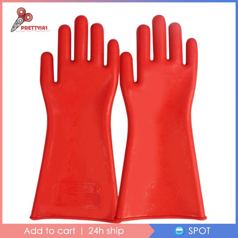 Găng Tay Cao Su Cách Điện Chống Nước Prettyia1 Cho Nam Nữ